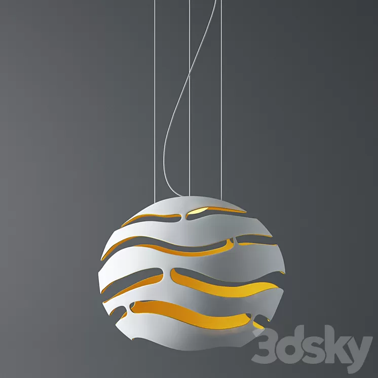 organic floor lamp 3D Model