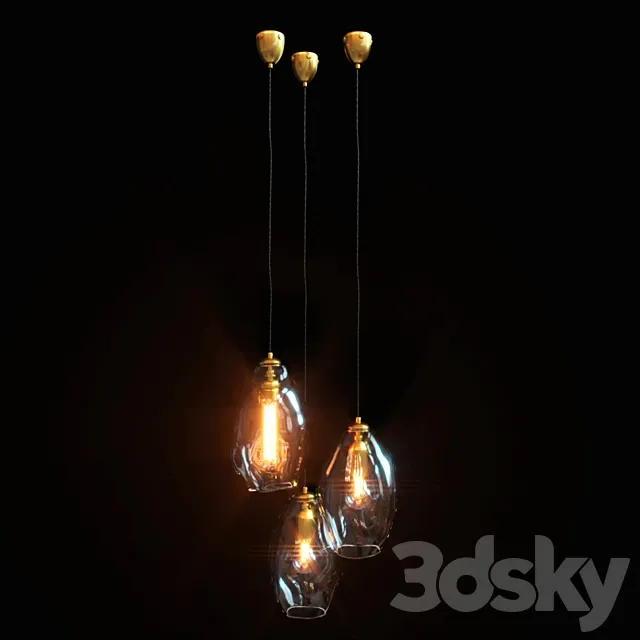 Organic Large Pendant 3D Model