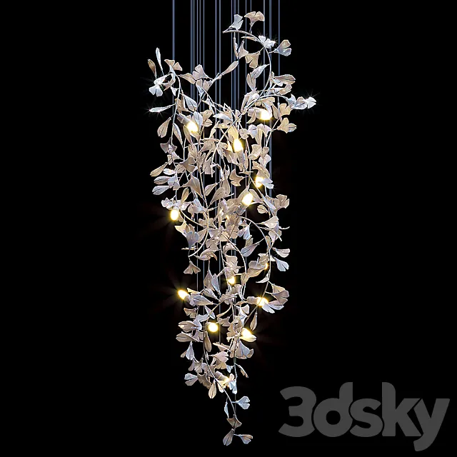 Organic light sculptures ANDREEA BRAESCU 3D Model