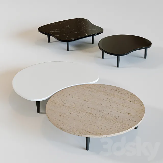 Organix Lounge Tables 3D Model