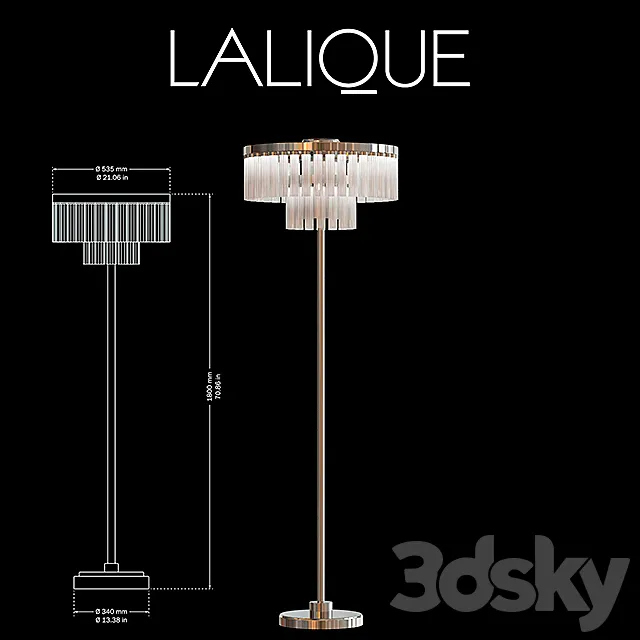 Orgue by Lalique 3D Model