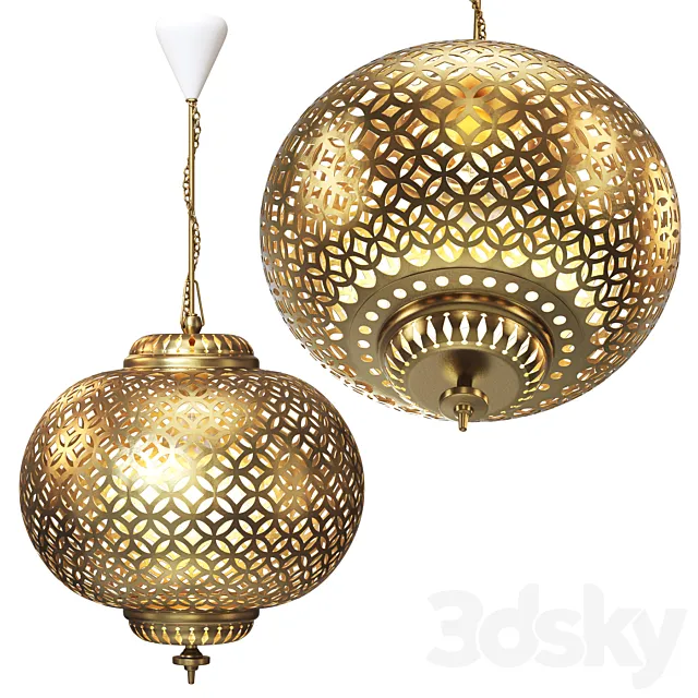 Oriental ceiling lamp Free Download