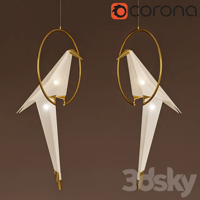 Origami Bird 3DModel