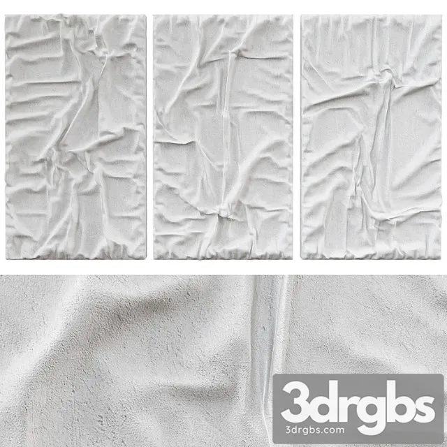 Original Abstract Textured Wall Painting 2 3D Model Download