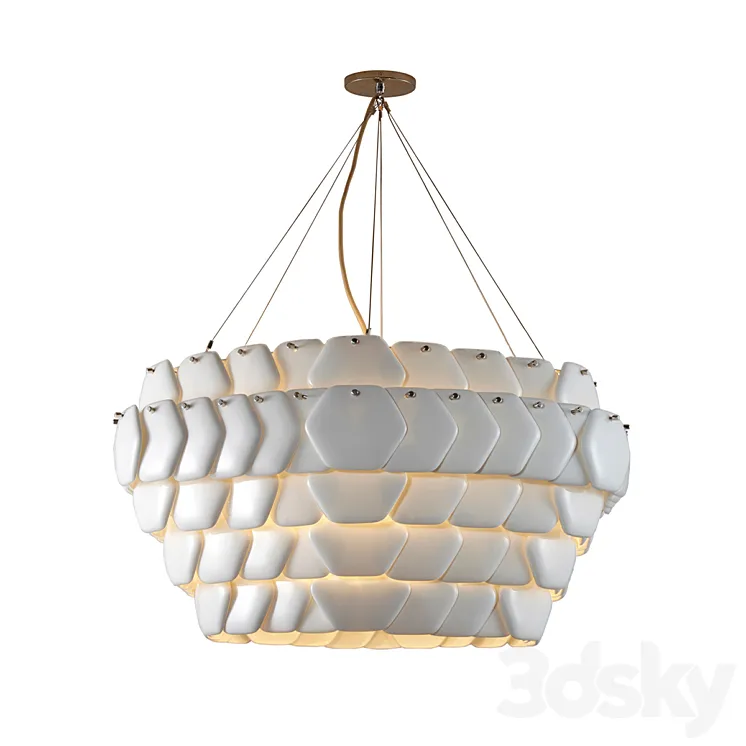 Original Btc Pendant Lamp Cranton Hexagonal 3D Model Free