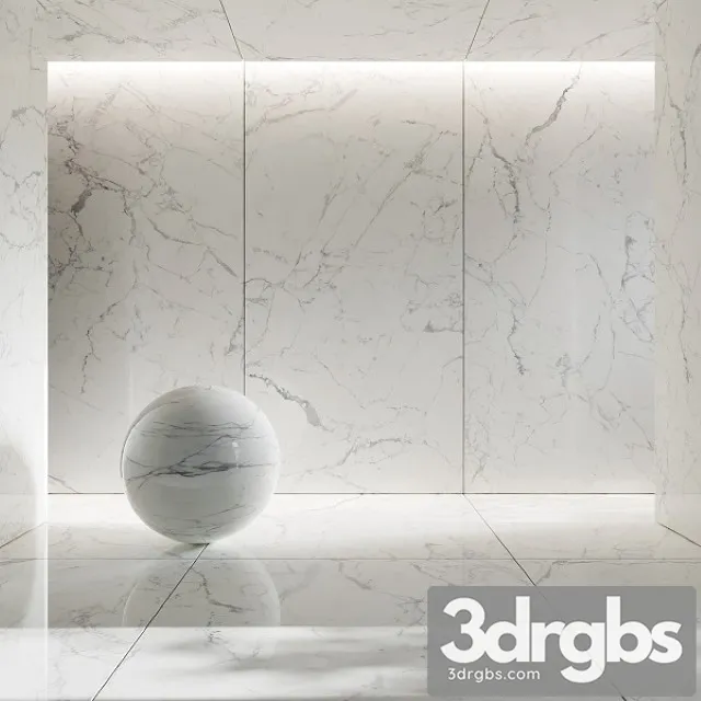 Origines Blanc Porcelain Tiles 3D Model Free