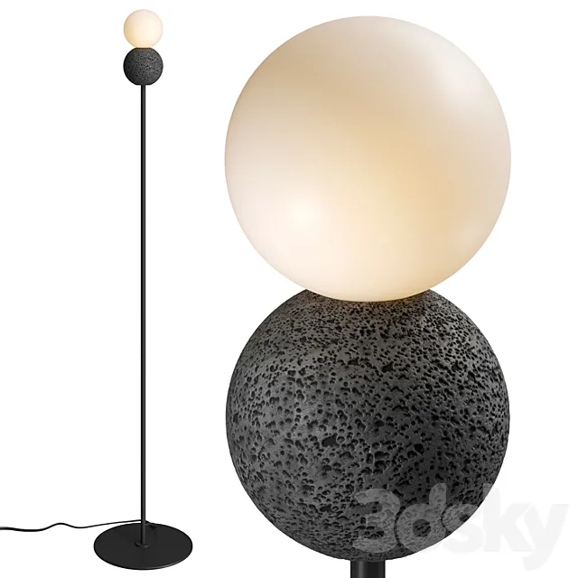 Origo floor lamp by David Pompa 3D Model