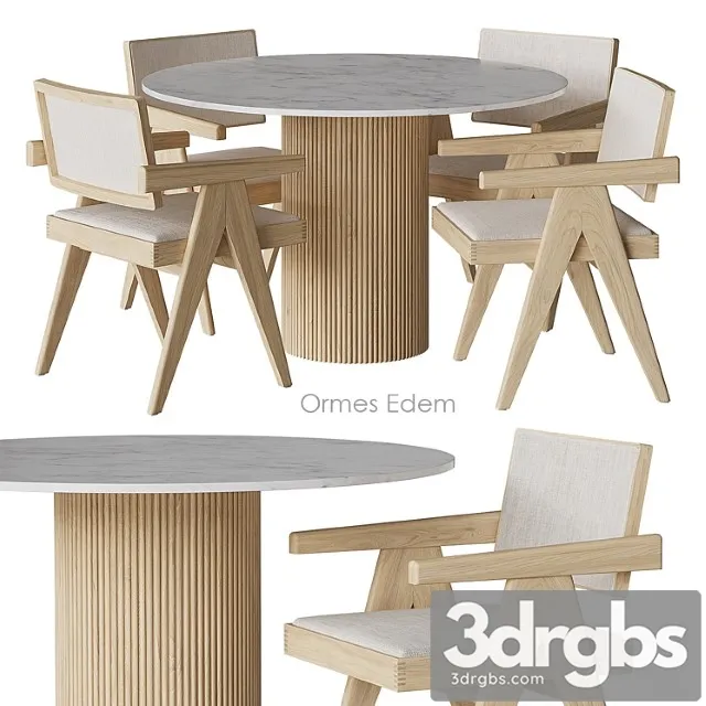 Ormes Edem Stol I Stulia Ot Cosmo 3D Model Free