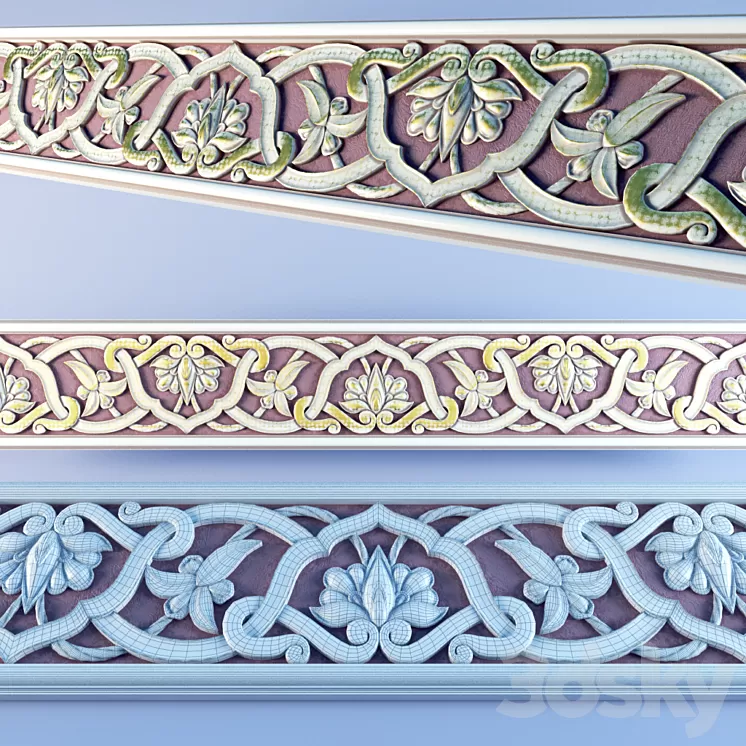 Ornament Number 6 3D Model