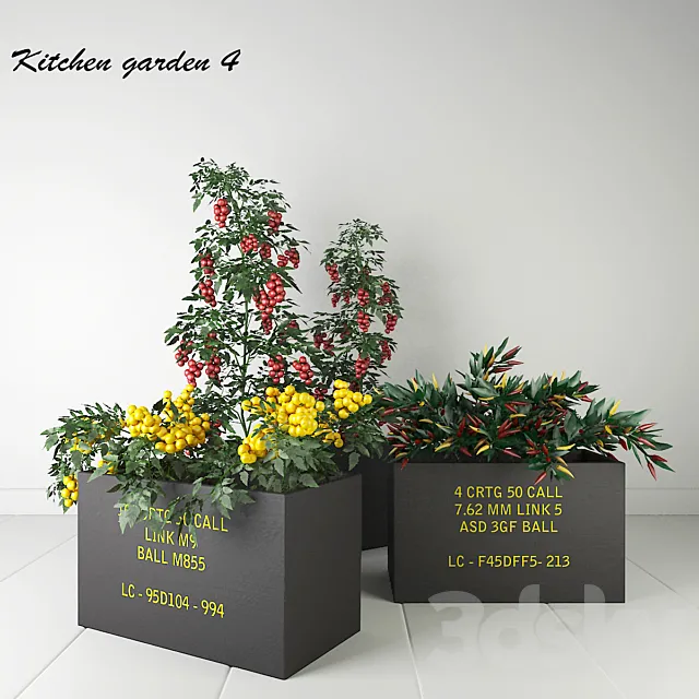 Ornamental garden # 4 3DModel