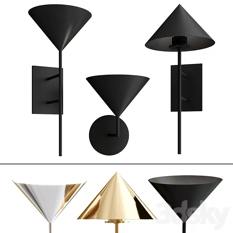 ORSAY wall lamp collection 3D Model Free