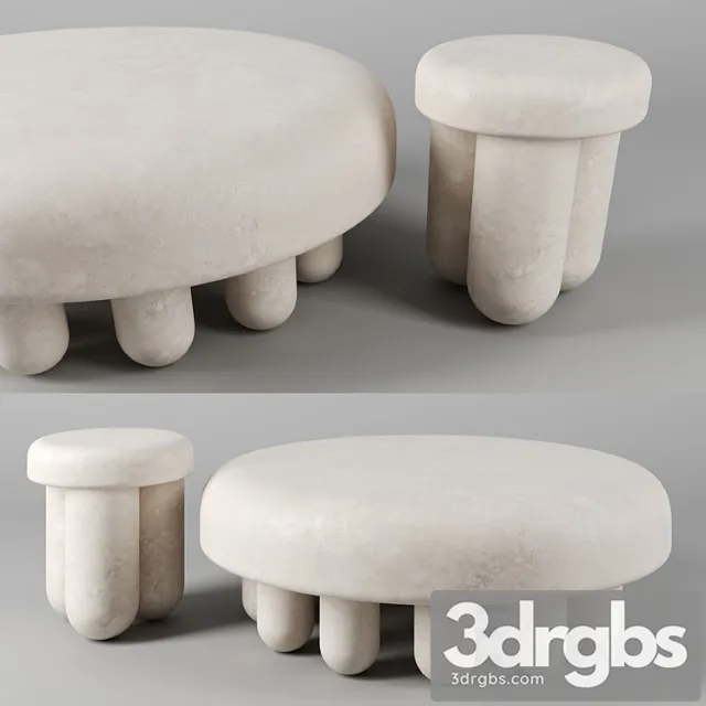 Orsetto tables by kolkhoze 2 3D Model Free