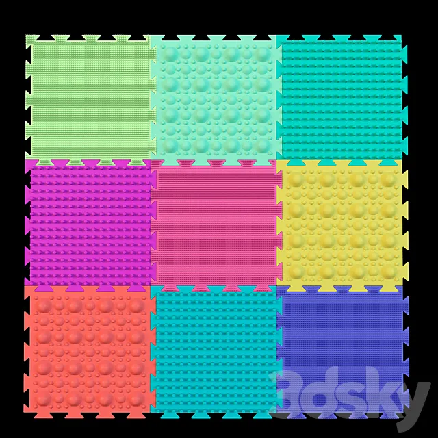 Orthopedic mats for children 3DModel