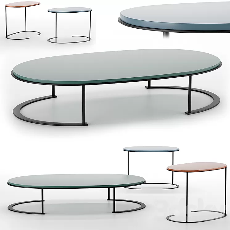 Ortis by Lema Side Table 3D Model