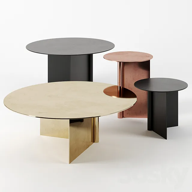 OS tables by Atelier de Troupe 3DModel