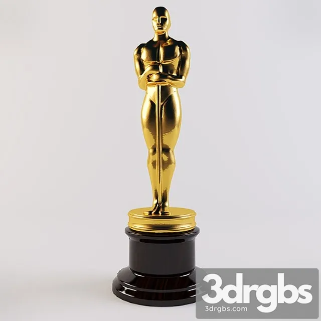 Oscar Statuette 1 3D Model Free