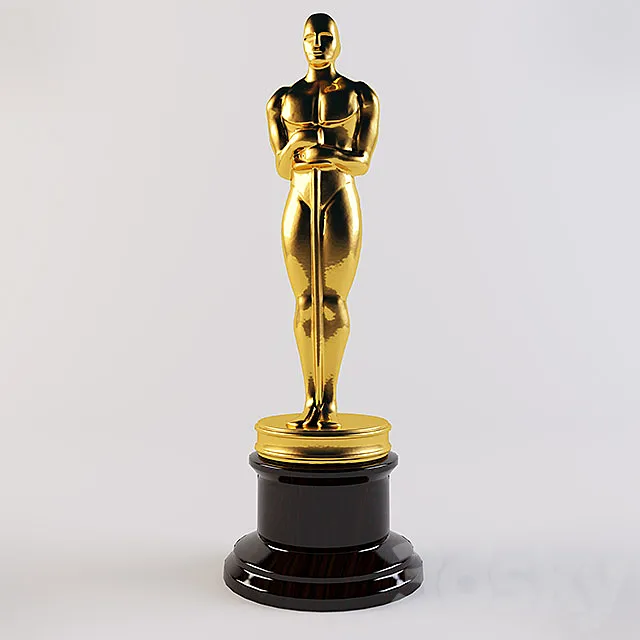 Oscar statuette 3D Model