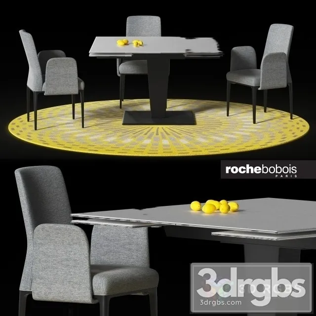 Osiris Dining Table Fin 3D Model Free