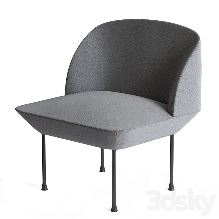 Oslo armchair 3D Model Free