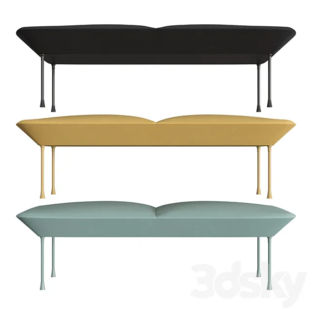 Oslo bench 3DModel