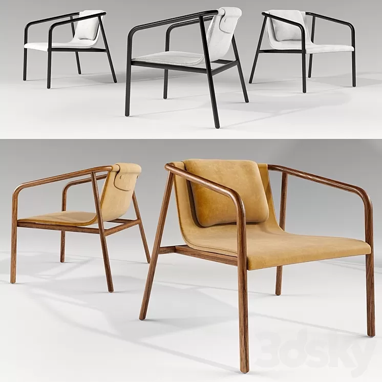 oslo lounge chair 3D Model
