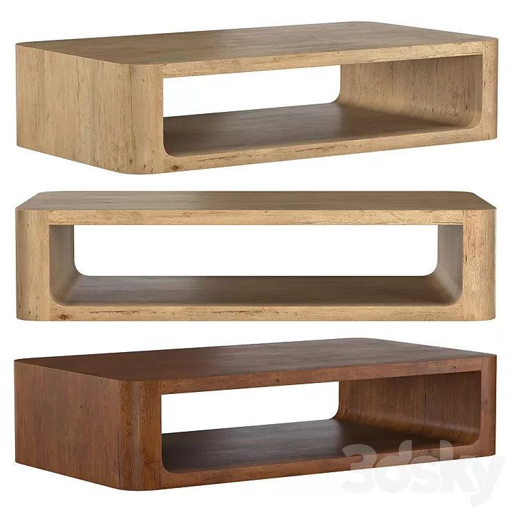 OSLO OPEN COFFEE TABLE 3D Model