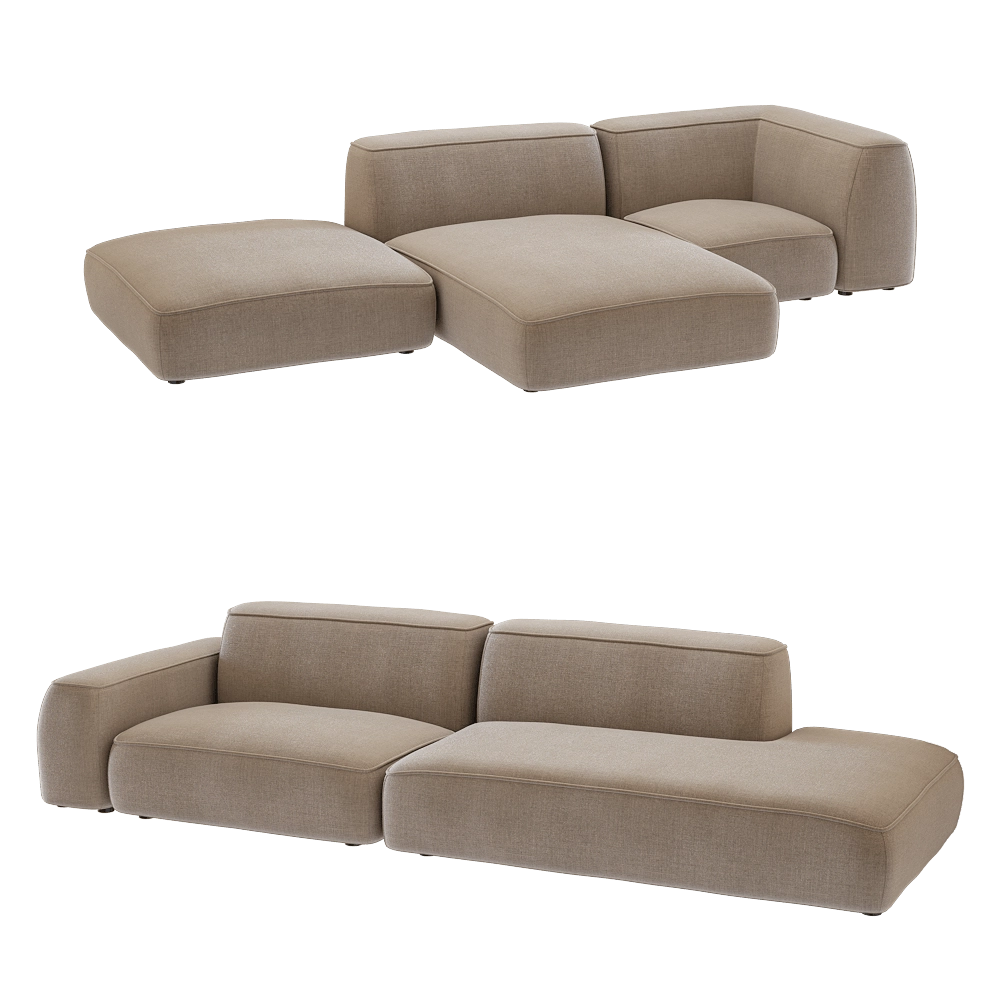 Ossen - Modular sofa Ossen 1 3D Model