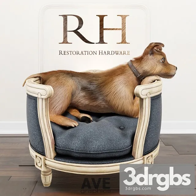 Other Ave rh louis pet bed 3D Model Free