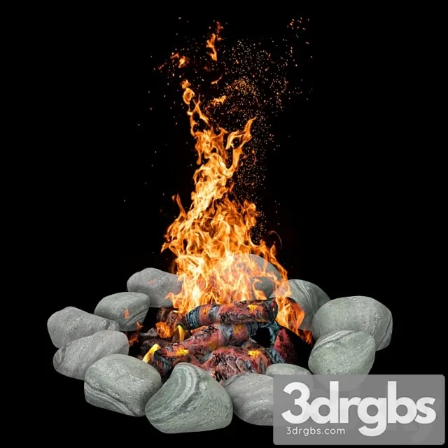 Other Camping Fire 007 3D Model Free