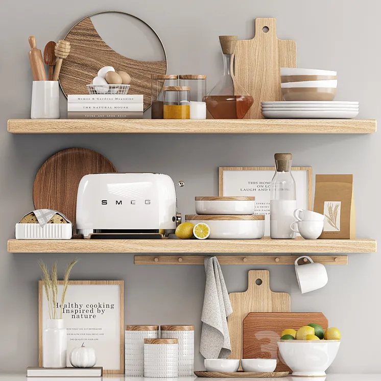 other kitchen accessories 3 3D Model Free