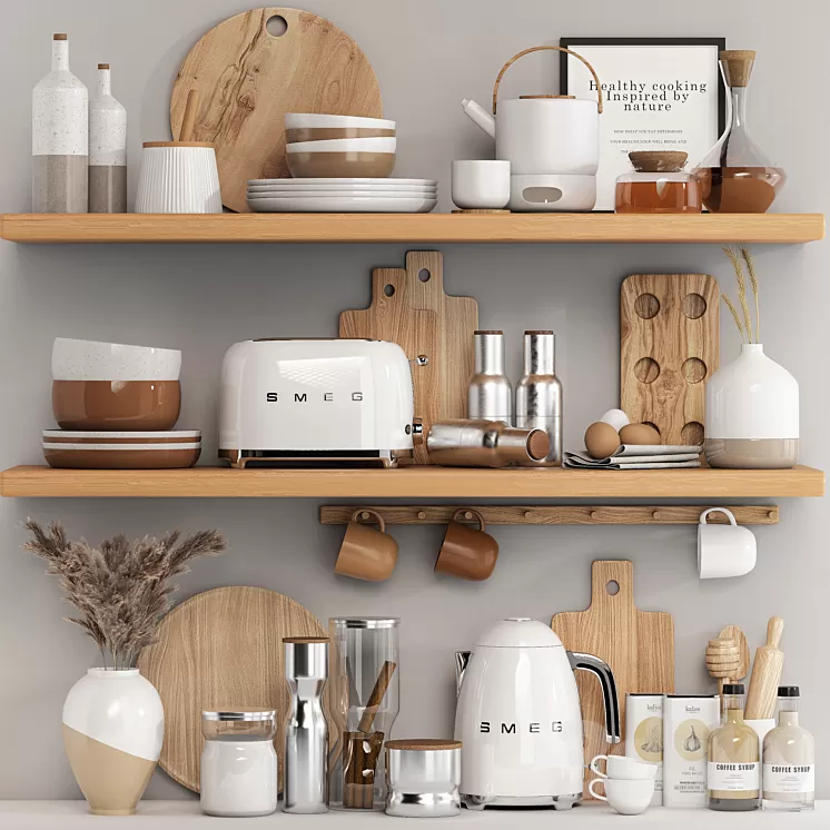 other kitchen accessories 5 3D Model Free