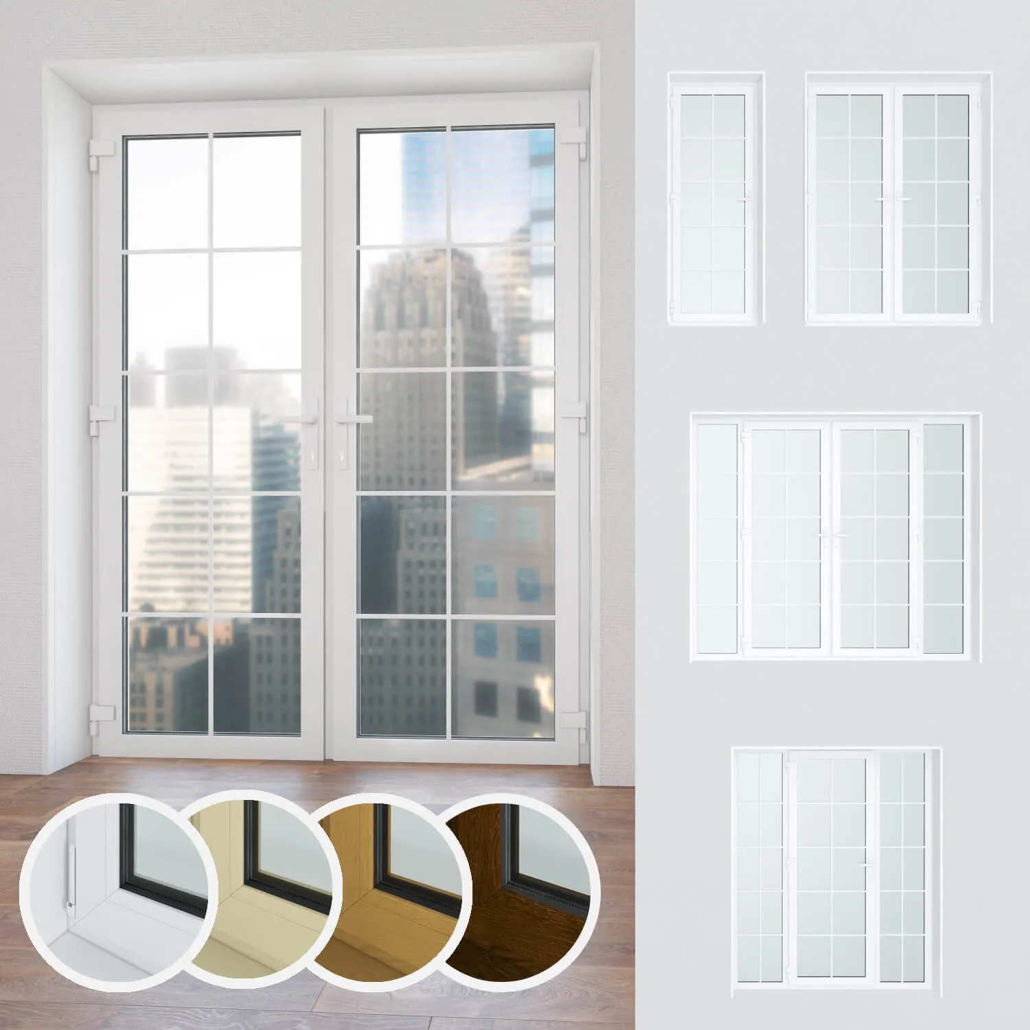 other-models - A set of plastic windows 15 3D Model