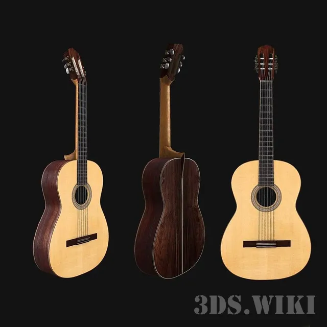other-models - Acoustic guitar 3D Model