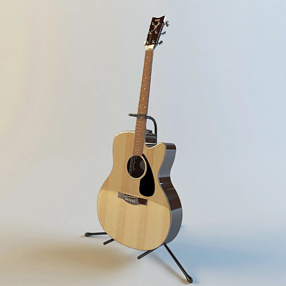 other-models - Acoustic guitar 3D Model