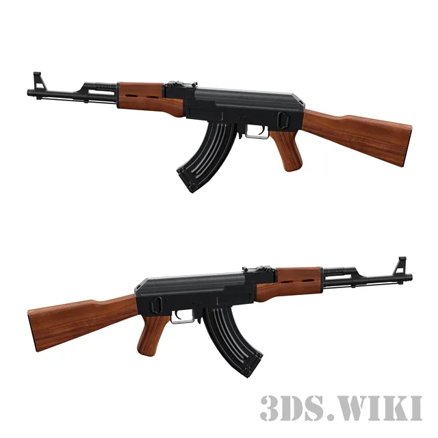 other-models - AK74 assault rifle 3D Model