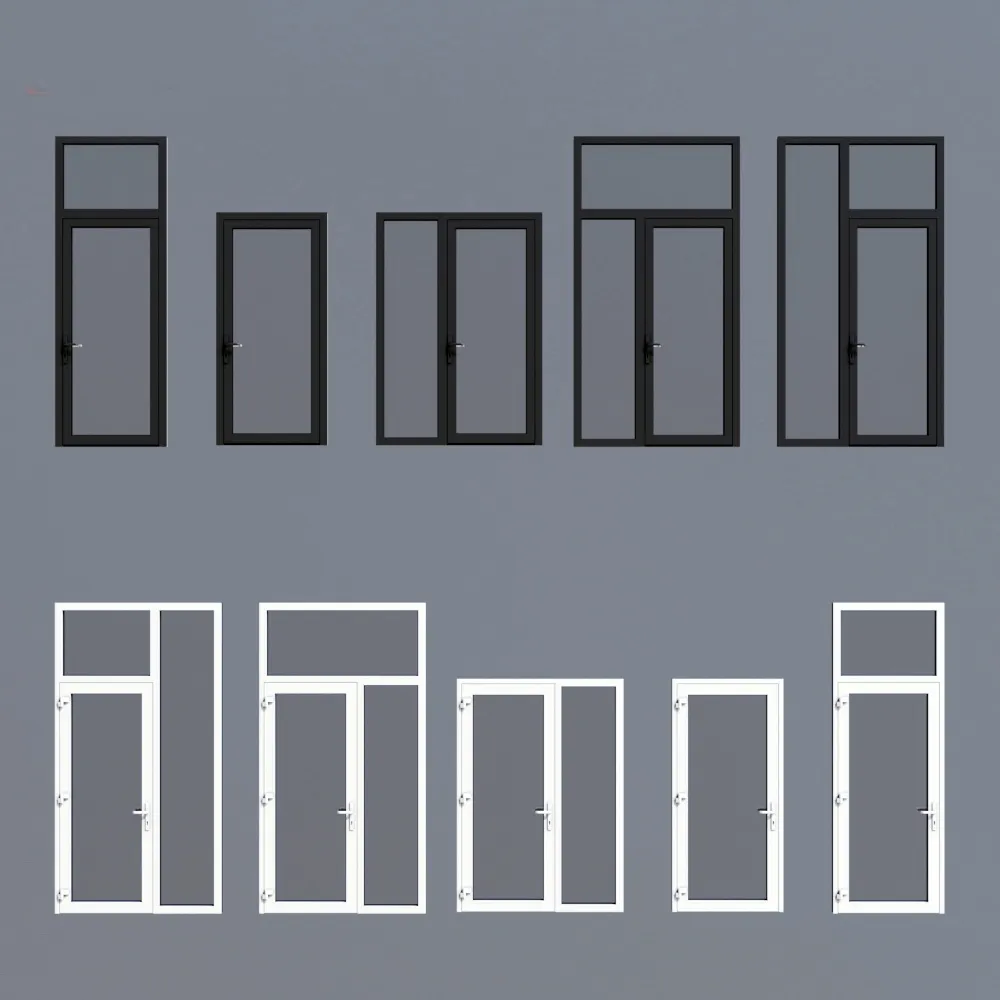 other-models - Aluminum doors Schuco 3D Model