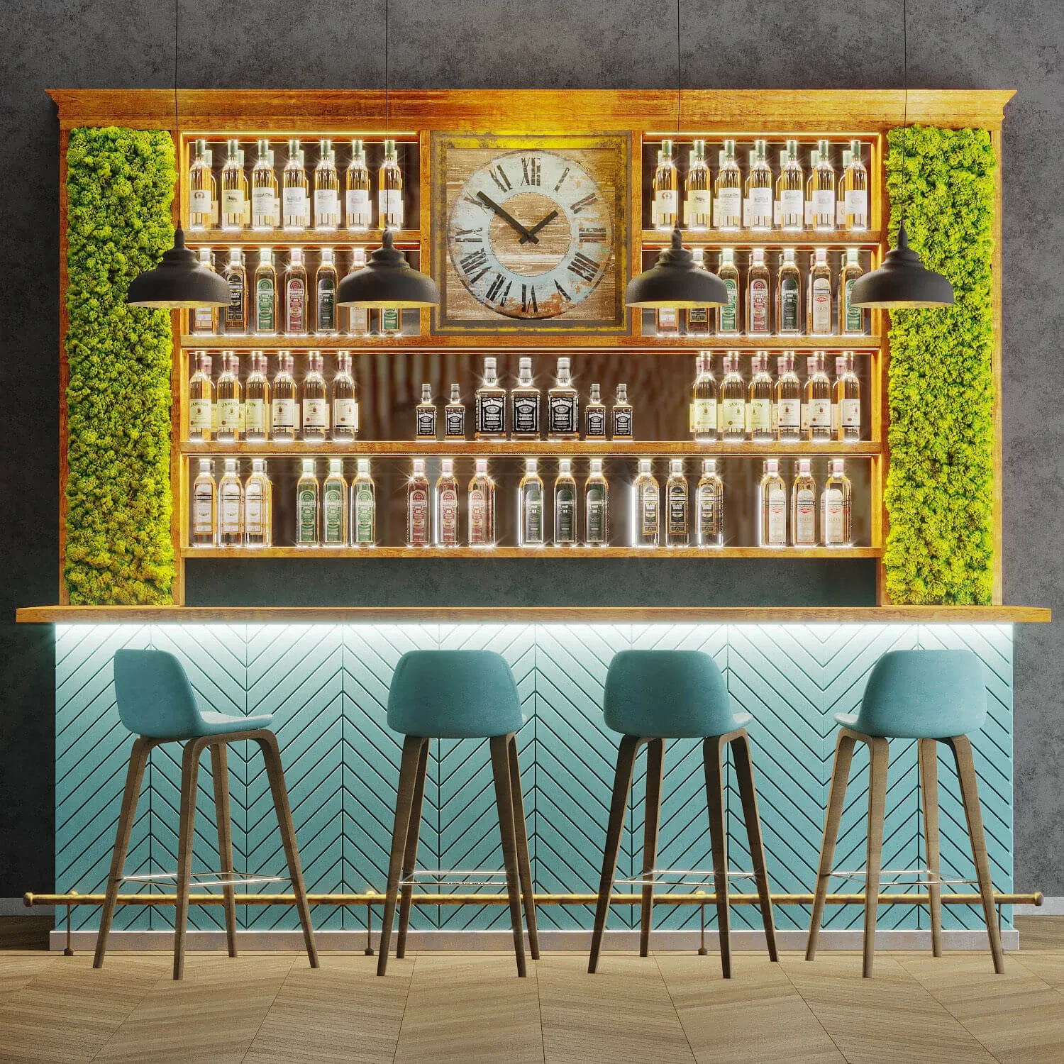 other-models - Bar chair Eco Loft 3D Model