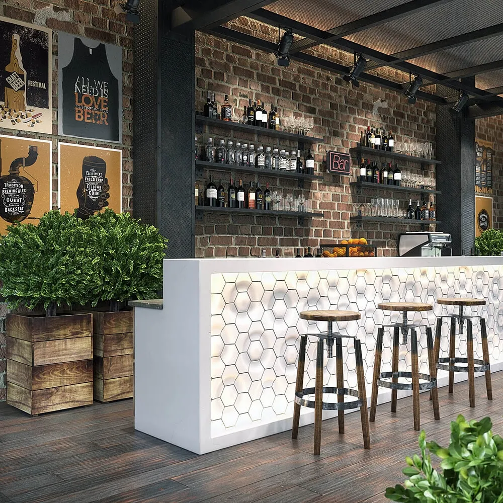 other-models - bar counter 104 3D Model