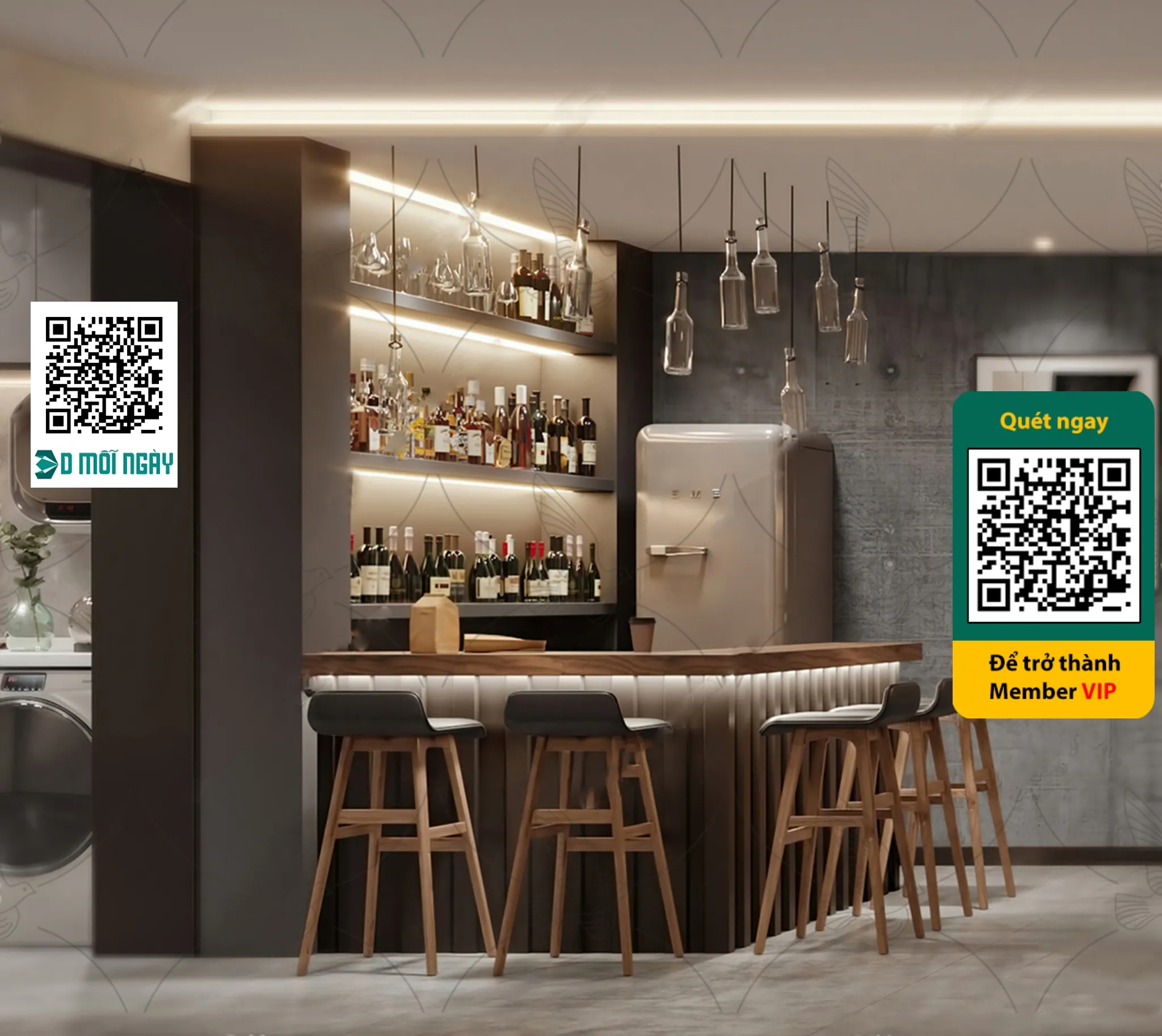 OTHER MODELS - BAR - VRAY / CORONA - 3D MODEL - 4069