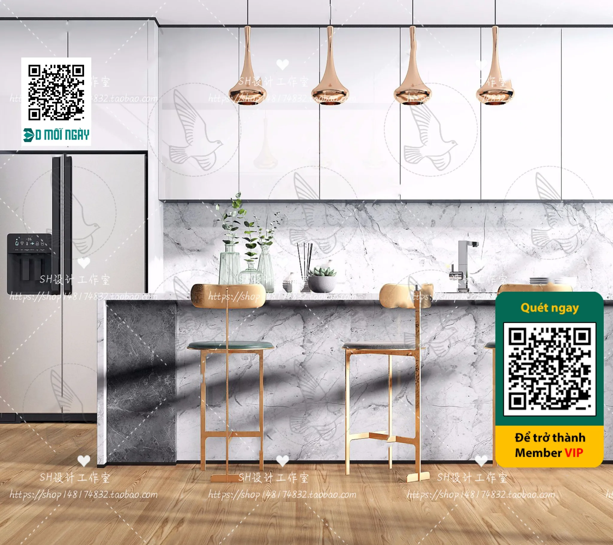 OTHER MODELS - BAR - VRAY / CORONA - 3D MODEL - 5343