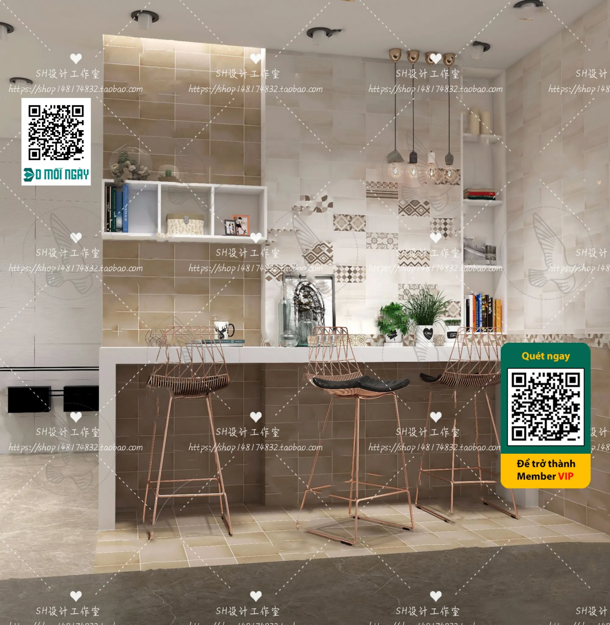 OTHER MODELS - BAR - VRAY / CORONA - 3D MODEL - 5345