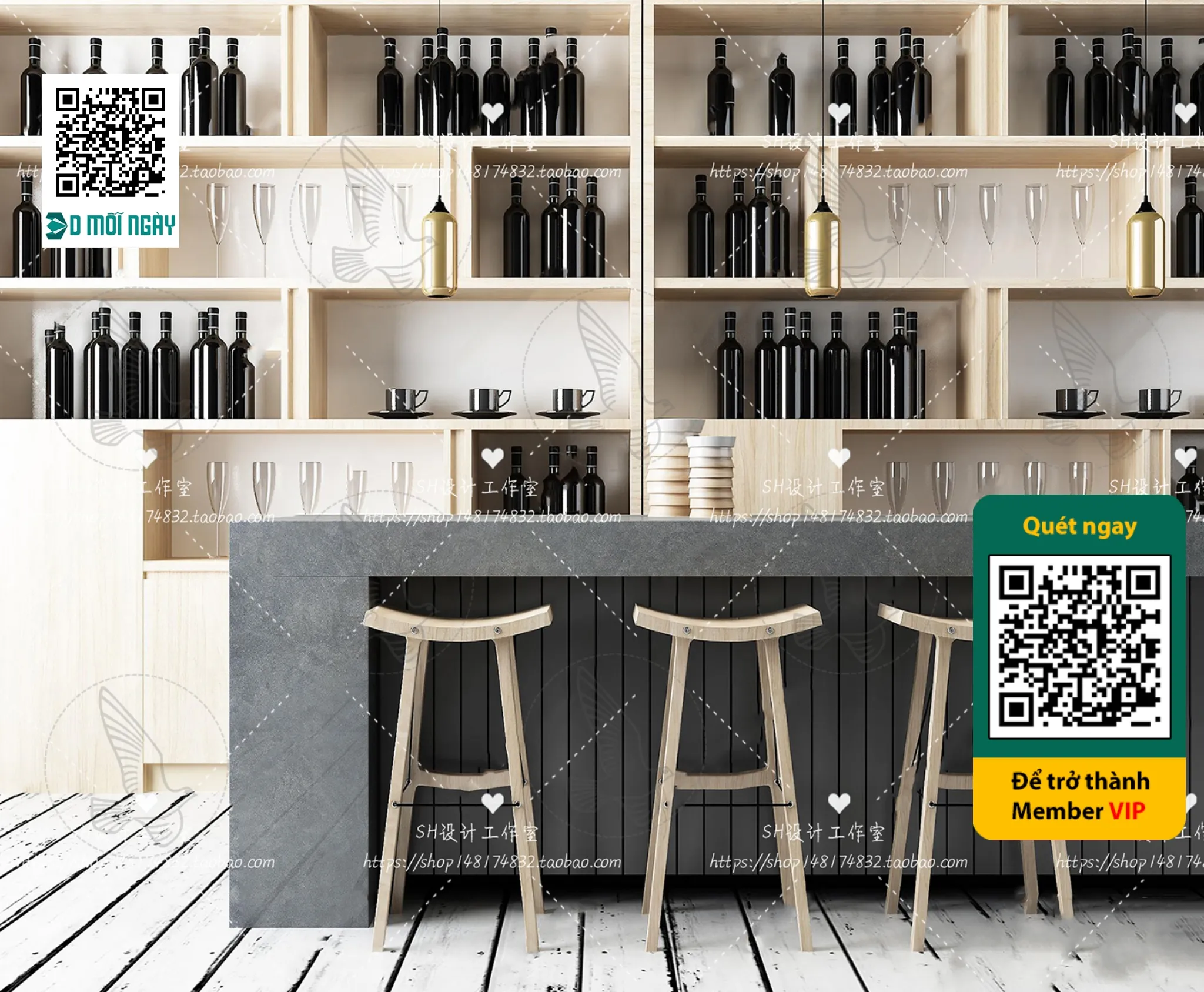 OTHER MODELS - BAR - VRAY / CORONA - 3D MODEL - 5347