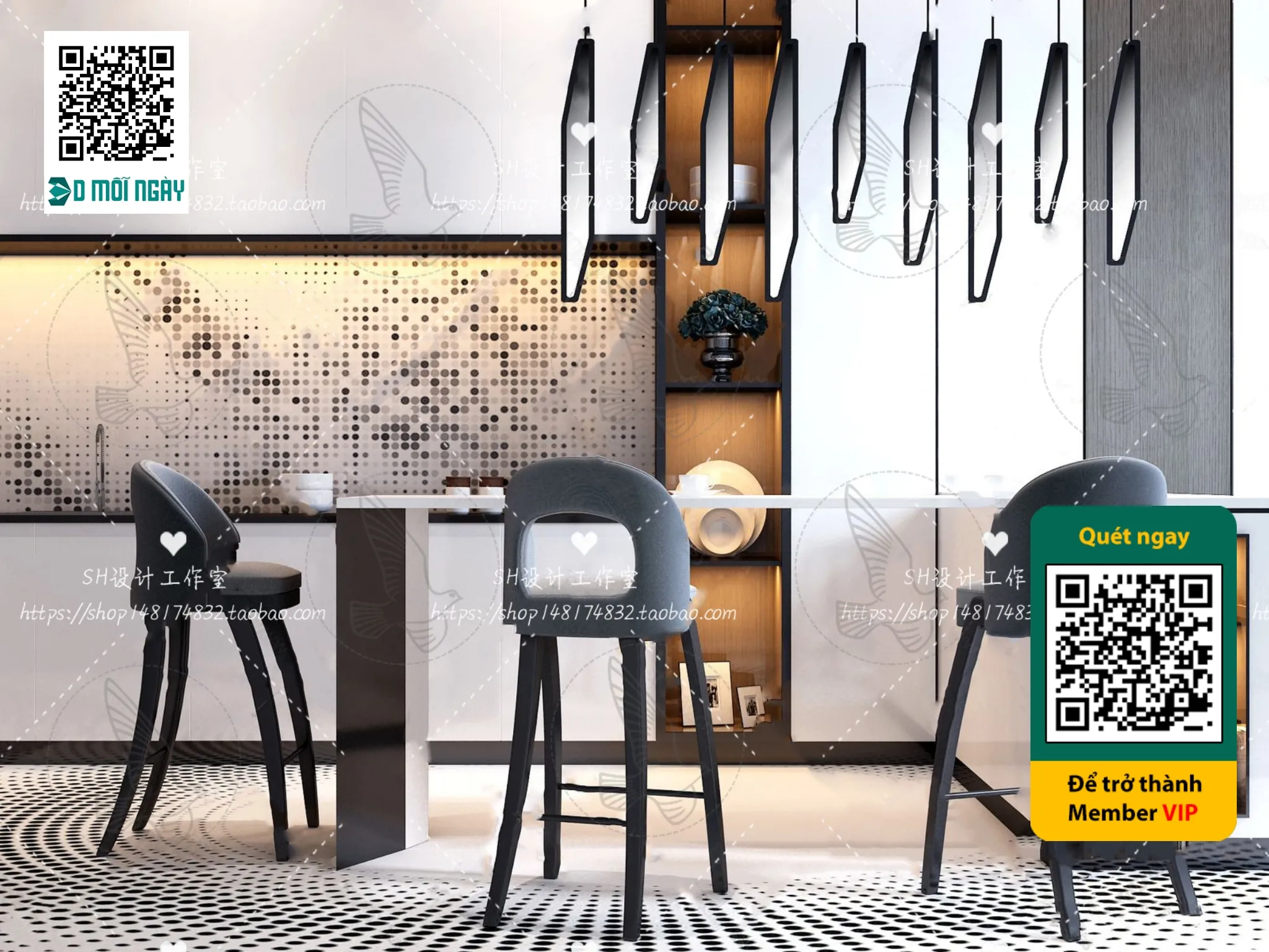 OTHER MODELS - BAR - VRAY / CORONA - 3D MODEL - 5349