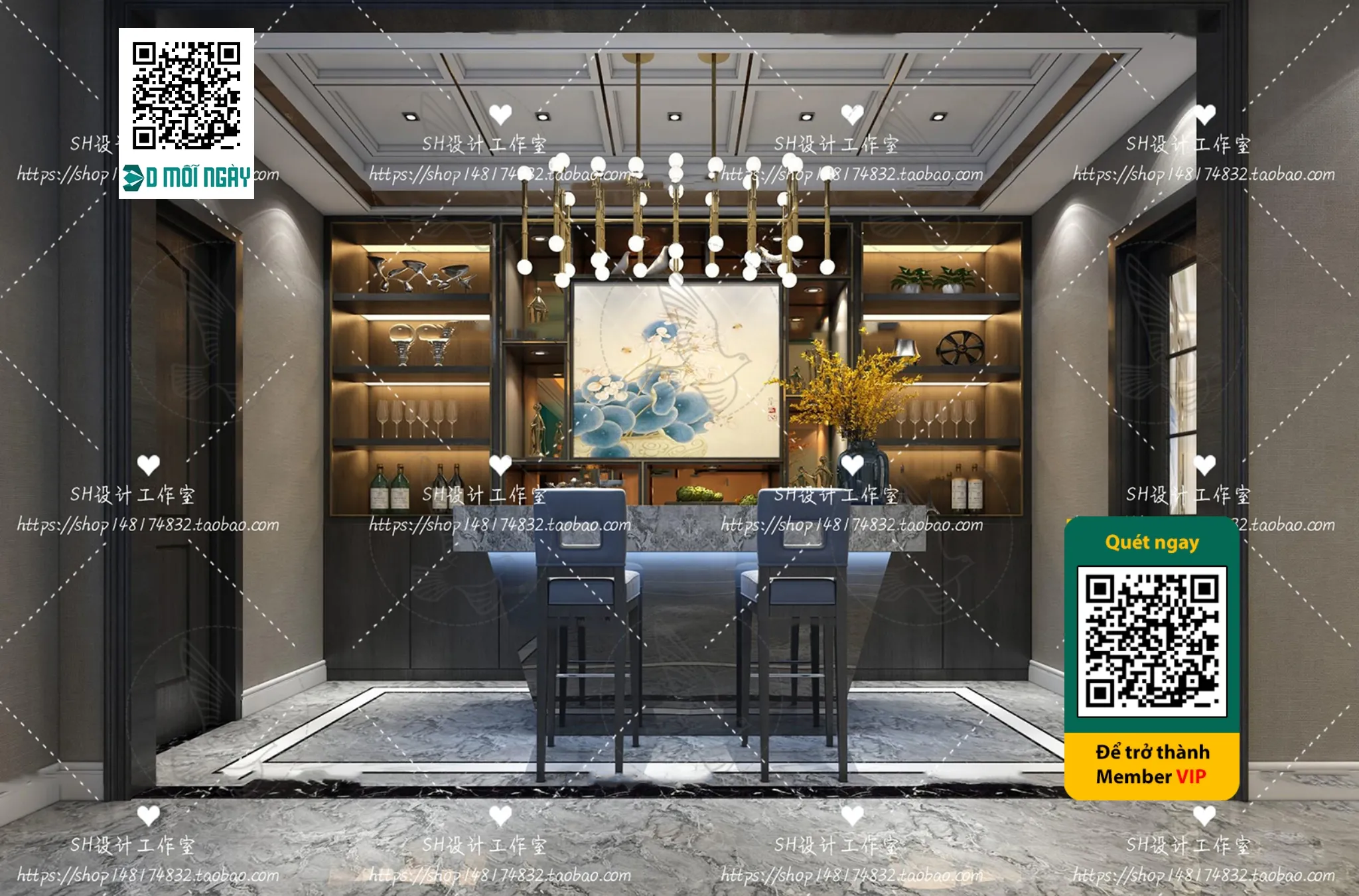 OTHER MODELS - BAR - VRAY / CORONA - 3D MODEL - 5360