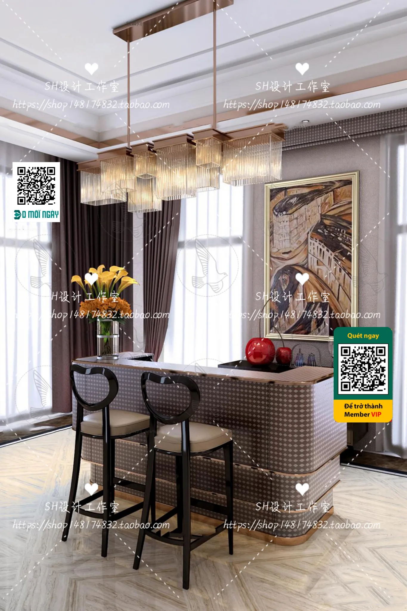 OTHER MODELS - BAR - VRAY / CORONA - 3D MODEL - 5361