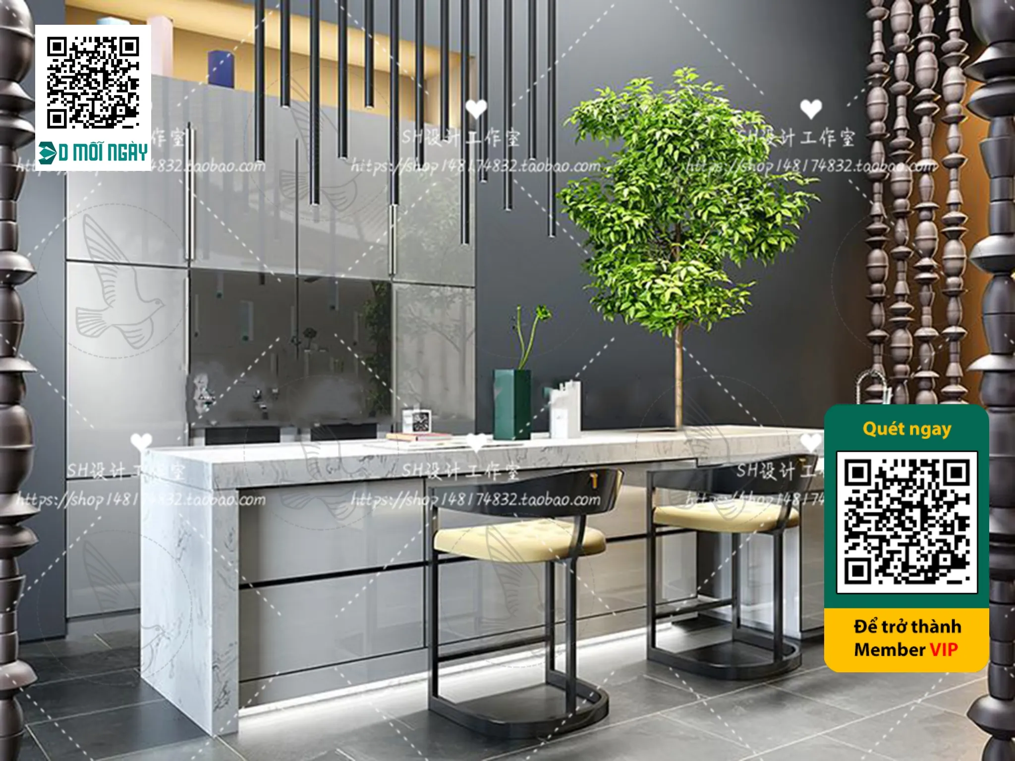 OTHER MODELS - BAR - VRAY / CORONA - 3D MODEL - 5362