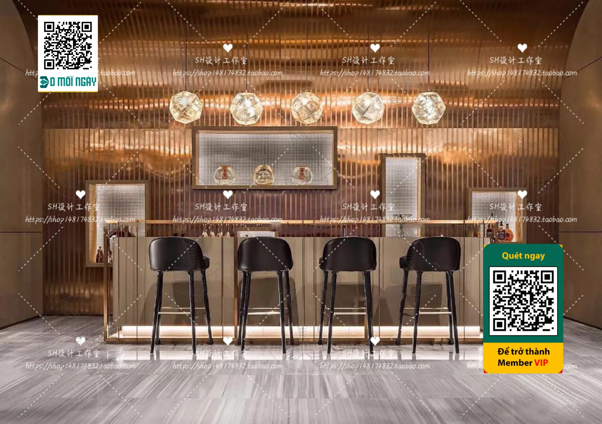 OTHER MODELS - BAR - VRAY / CORONA - 3D MODEL - 5363