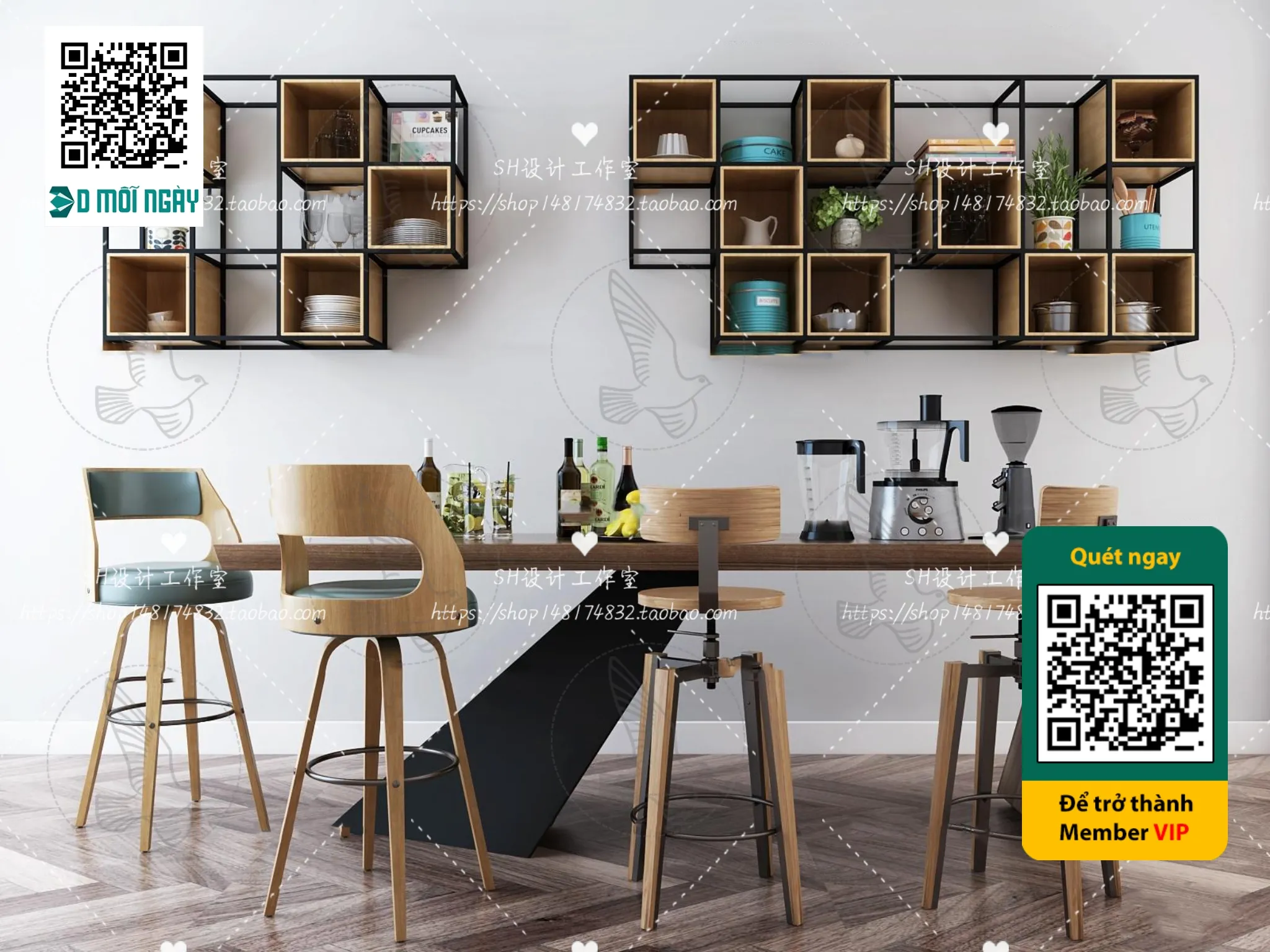 OTHER MODELS - BAR - VRAY / CORONA - 3D MODEL - 5385