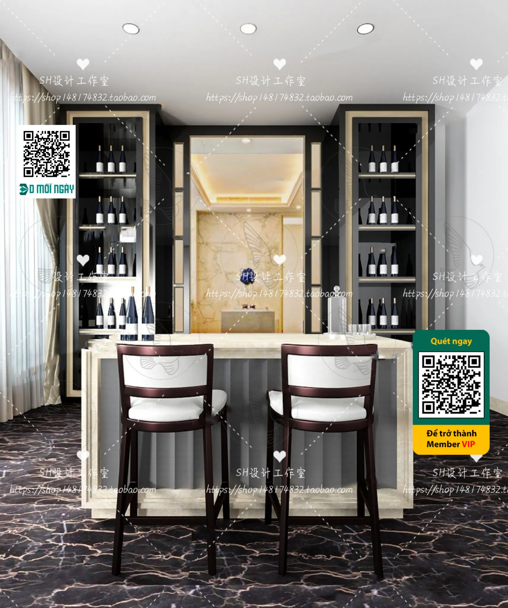 OTHER MODELS - BAR - VRAY / CORONA - 3D MODEL - 5387