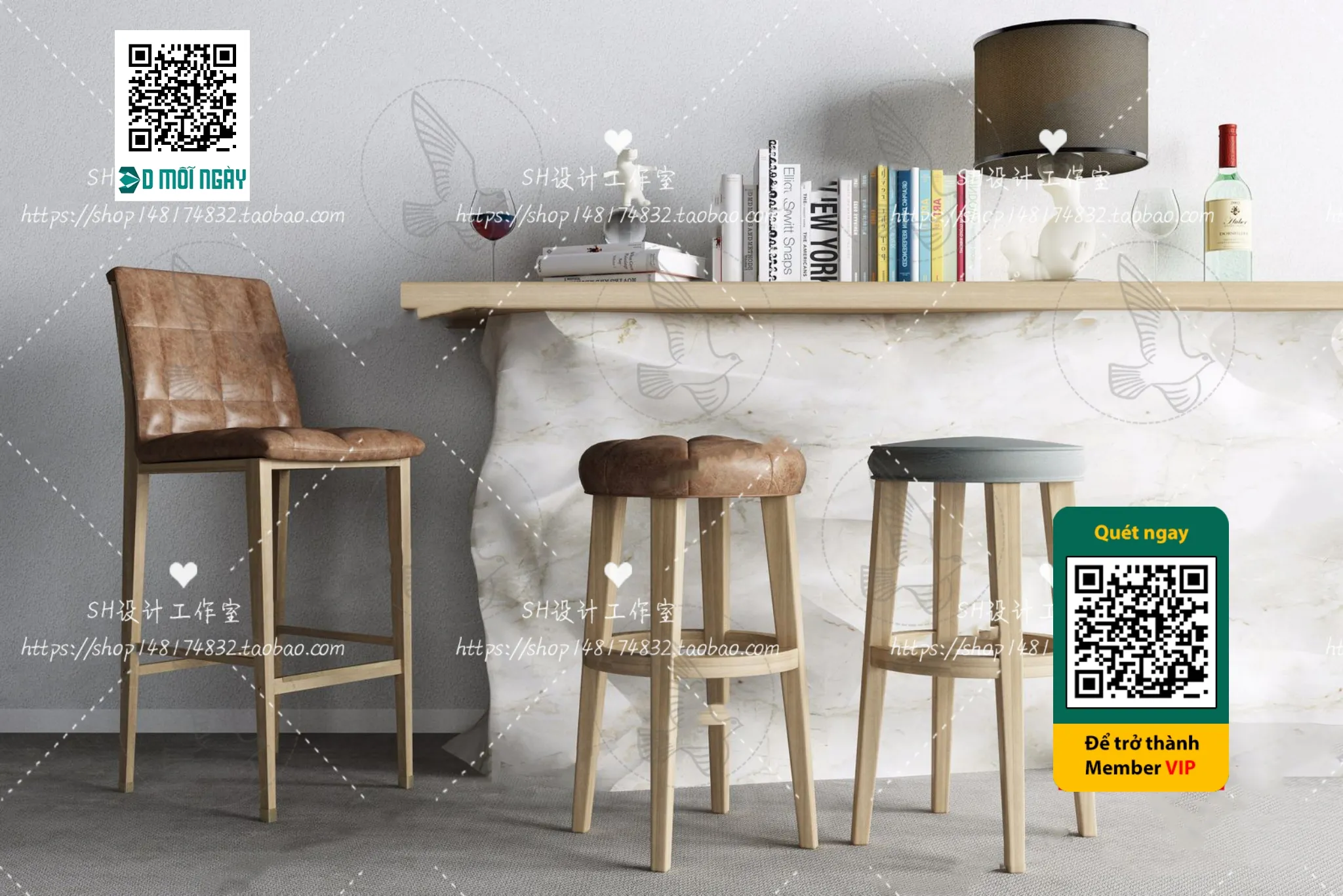 OTHER MODELS - BAR - VRAY / CORONA - 3D MODEL - 5388